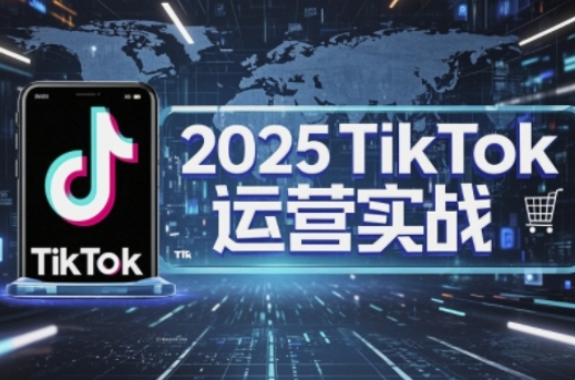 2025TikTok电商运营，掌握TikTok店铺运营核心技巧，实现低成本高转化 - 轻创终点站