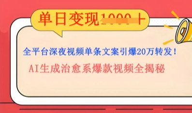 全平台深夜文案新风口：DeepSeek生成百万播放量金句，治愈系内容涨粉速度快4倍 - 轻创终点站